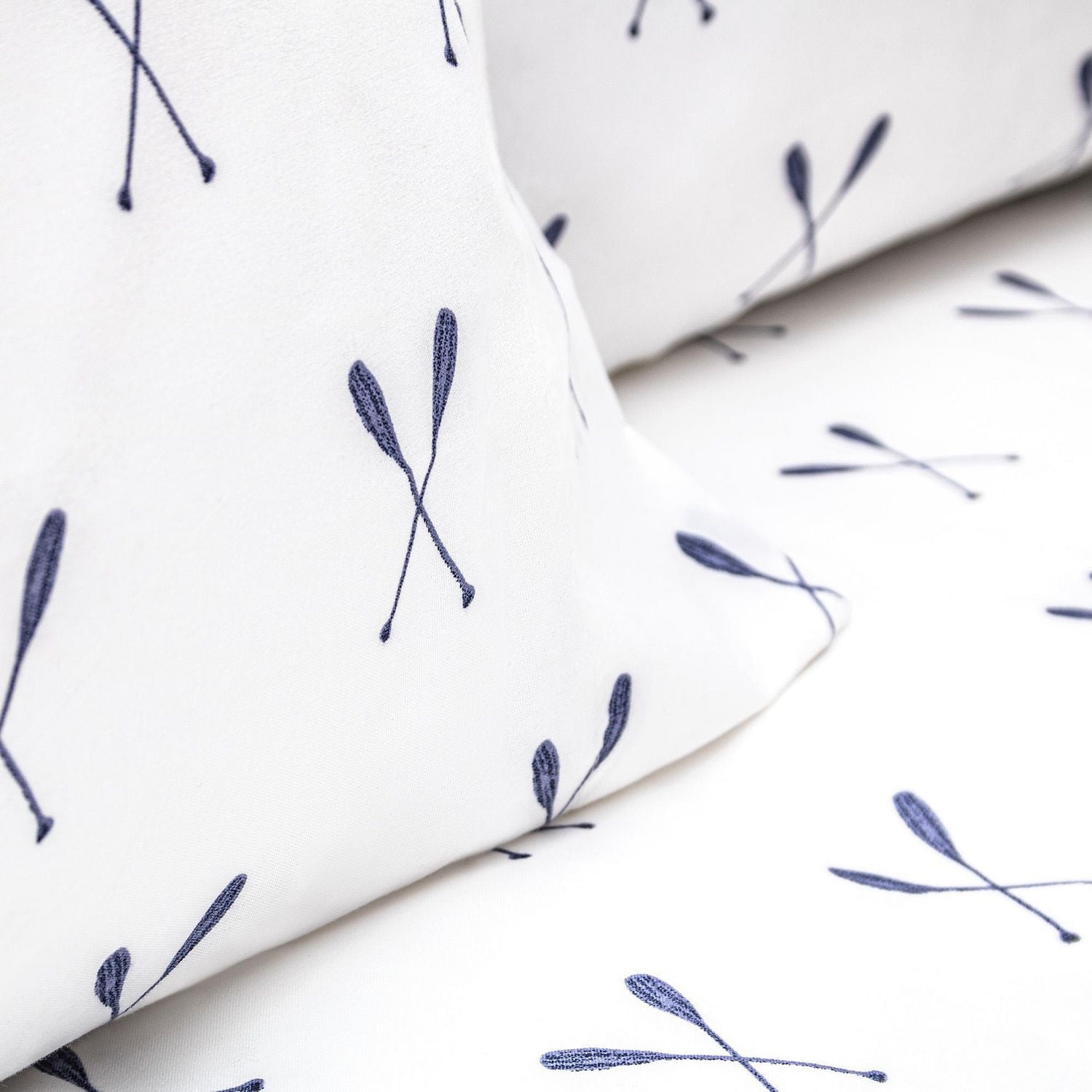 Safdie & Co. Sheet Sets 4PC D Printed Microfiber Paddles