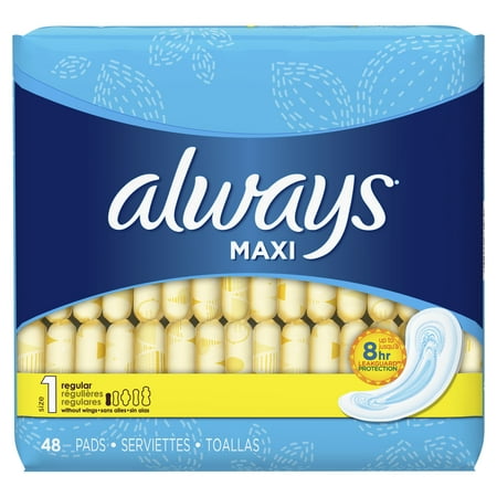 walmart always maxi