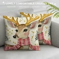 thumbnail image 3 of PHYHOO Christmas Pillow Covers for Christmas Decorations Stripes Christmas Pillows Throw Pillow Covers Christmas Farmhouse Decor, 3 of 5