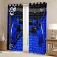 thumbnail image 2 of Homewish Blue Gamepad Blackout Curtains Set of 2 (52x84 Each),Game Console Window Curtains,Modern Video Game Curtains and Drapes For Men Women,Breathable Home Decor, 2 of 6