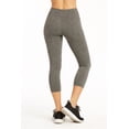 thumbnail image 3 of Women's Cotton Stretch Capri Leggings Comfortable Casual Everyday Basic, 3 of 3