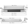 thumbnail image 2 of Magnetic Catch Magnets,4pcs Stainless Steel Magnetic Catches Force Up To 27 Kg, 2 of 5