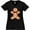 AB-Black, variant on Inktastic Cute Gingerbread Man with Red Plaid Bowtie Women's Plus Size V-Neck T-Shirt