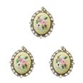 thumbnail image 3 of Naiovety Kit de bordado para principiantes Costura a mano Costura Colgantes Collar DIY Punto de cruz Ornamento Herramienta, Beige Type1 NO1, 3 of 6