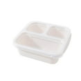 thumbnail image 1 of Solution de Rangement pour Aliments 1 Pce Contenants à Collation Réutilisables Bento avec 3 Compartiments pour la Préparation des Repas et l'Usage Quotidien et pour Adultes dans la Cuisine, la Salle à Manger et les Voyages, 1 of 5