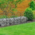 thumbnail image 5 of 17 in. X 13 in. No-Dig Fence, No-Installation One-Piece Garden Fence, Rustproof Metal, Diamond (37 pcs), 5 of 5