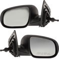 thumbnail image 4 of For 10-11 Accent Hatchback/Sedan Rear View Mirror Manual Remote Black PAIR SET, 4 of 5