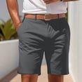 thumbnail image 5 of Zimjoy Men's Golf Shorts with Pocket 7" Elastic Waist Quick Dry Water Resistant Chino Shorts for Casual Office Dress Work, Gray L, 5 of 5