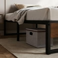 thumbnail image 6 of Sha Cerlin King Size Metal Platform Bed Frame with Wooden Board & Underbed Storage, Mattress Foundation, 6 of 9