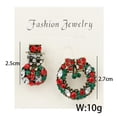 thumbnail image 2 of 2 piezas Navidad Santa Claus broche alfileres Santa Navidad fiesta favores regalo y guirnalda Yuyangstore Crystal Christmas Brooch, 2 of 5