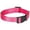 Pink, variant on Wideskall Classic 8-14" inch Adjustable Nylon Dog Collar, Medium, Black
