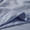thumbnail image 3 of Comfort Classics Micro Fleece Knitted Soft Blanket, Blue, King, 3 of 4
