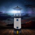 thumbnail image 3 of ORUYROP Outdoor Solar Lighthouse, Rotating Lamp LED Solar Garden Lights, Smart Sensor Rotating Lamp for Garden Landscape Yard, 3 of 7