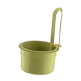 thumbnail image 4 of Cesta de drenaje para fregadero de cocina, colador colgante multifuncional para residuos de alimentos en el hogar. Verde, 4 of 9