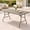 Khaki, variant on ROSVOVO 8FT Folding Table, Portable Foldable Outdoor Picnic Camping Table with HDPE Top and Iron Frame, White