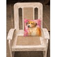 thumbnail image 2 of Carolines Treasures BB9763PW1818 Coussin Décoratif en Tissu Rhodié Ridgeback Love, 2 of 2