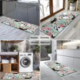 thumbnail image 2 of Husky and Pioneer Flower Kitchen Rug Mat,Kitchen Runner Rugs Non Skid Washable,Decorative Kitchen Floor Mats for Kitchen,Sink,Laundry,17"X47", 2 of 5
