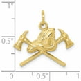 thumbnail image 2 of 10K Yellow Gold Fire Department Charm (20 X 21) Made In United States -Jewelry By Sweet Pea, 2 of 5