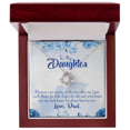thumbnail image 4 of To My Daughter Dad's Prayer to Daughter Infinity Knot Necklace Message Card, 4 of 17