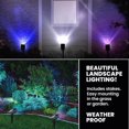 thumbnail image 4 of Bell + Howell Bionic Color Burst Outdoor Solar LED Lights 2 Pack Weatherproof Color-Changing Garden Pathway Stakes, 4 of 8