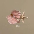 thumbnail image 1 of Nuevas pinzas para el cabello, accesorios para el cabello de flores de huevo dulce, horquillas de flores de moda de verano, pinzas de tiburón de estilo de vacaciones hawaianas, garra de cangrejo, 1 of 5