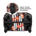 thumbnail image 2 of Fuzoiu Cool Flamingo Print Suitcase Cover,Washable Luggage Covers for Suitcase,Elastic Luggage Protector Cover,Scratch Resistant Travel Suitcase Covers-Medium, 2 of 7