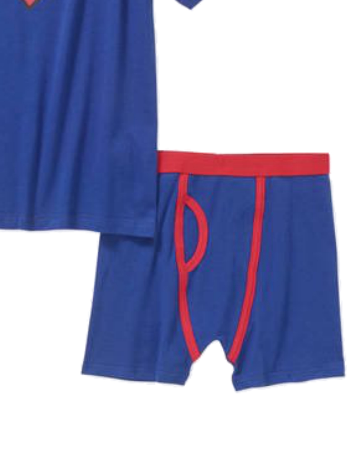 Underoos Boys Blue Superman Superhero T-Shirt & Boxer Brief