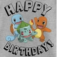thumbnail image 2 of Girl's Pokemon Happy Birthday Characters  Graphic Tee Athletic Heather Large, 2 of 5