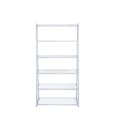 thumbnail image 2 of Bibliothèque Coleen d'ACME, blanc brillant et chrome, 2 of 3