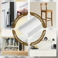 thumbnail image 6 of 6Pack Cabinet Door Protector, 18" x 1/2" Edge Guard Slip-on Drawer Edge Protector for 5/16"- 1/2" Thick Kitchen Cabinets Door, White, 6 of 6