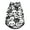 Black White Color Skulls, variant on Pet Winter Coat Snow Zipper Clothing Cold Weather Dog Vest Warm Puppy Coat Snowflake