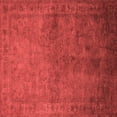 thumbnail image 1 of Ahgly Company Indoor Square Oriental Red Industrial Area Rugs, 4' Square, 1 of 4