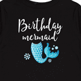 thumbnail image 4 of Inktastic Birthday Mermaid Girls Party Girls Long Sleeve Toddler T-Shirt, 4 of 5