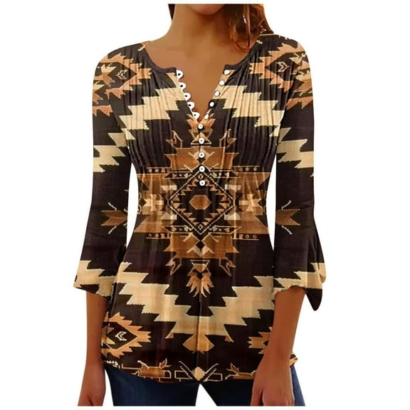 Women Blouse 3/4 Sleeve Petite, Womens T Shirts Graphic Pack Golf Shirts for Women Dry Fit Womens Summer Tops Casual Cotton Evening Party Shirts White