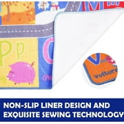 Softlife Play Rug Mat Non Slip Kids Playroom Rug Washable ABC Alphabet Rug for Kids Room Playmats for Babies and Toddlers,3x5