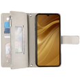 thumbnail image 3 of Funda cartera GANGXUN para Xiaomi Poco C71 4G , cuero PU con tarjetero, cremallera, correa de mano, soporte y protección 1140°, 3 of 6