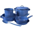 thumbnail image 1 of Batería de Cocina Cinsa  Clasica De 7 Piezas Azul Grafito, 1 of 6