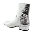 thumbnail image 3 of Steve Madden Dusty Women's Boots Silver Leather Size 6 M, 3 of 8