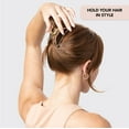 thumbnail image 4 of Fashion Simple Metal Open Shape Hair Claw Clips, Gold Hair Accessories for Women,Geometric elegant hair clip claw clip, 4 of 7
