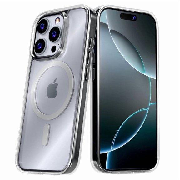 Rome Tech Hybrid Shockproof Case For iPhone 16 Pro Max - Clear