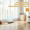 thumbnail image 5 of Floor Register 4x10, Floor Vent Covers Brown, 2 Pack Heavy Duty Steel Walkable Floor Grates, for Sidewall and Floor, 5 of 6