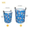 thumbnail image 5 of Daiia Gnomes in USA Round Laundry Basket with Handles Thickened Waterproof Circular hamper,Dirty Clothes Storage Basket for Bedroom,Bathroom,College Dorm-Medium, 5 of 8