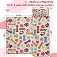 thumbnail image 5 of Paw Prints and Bones Toddler Nap Mats for Kids Preschool,Sleeping Mat Bag or Kids,Toddler Sleeping Bag,Toddler Nap Mat or Daycare, 5 of 6