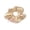 B, variant on Floral Hair Scrunchies Stretchy Fabric Ponytail Ties Hair Ornament Casual Fashion Hair Decoration for Women Girls