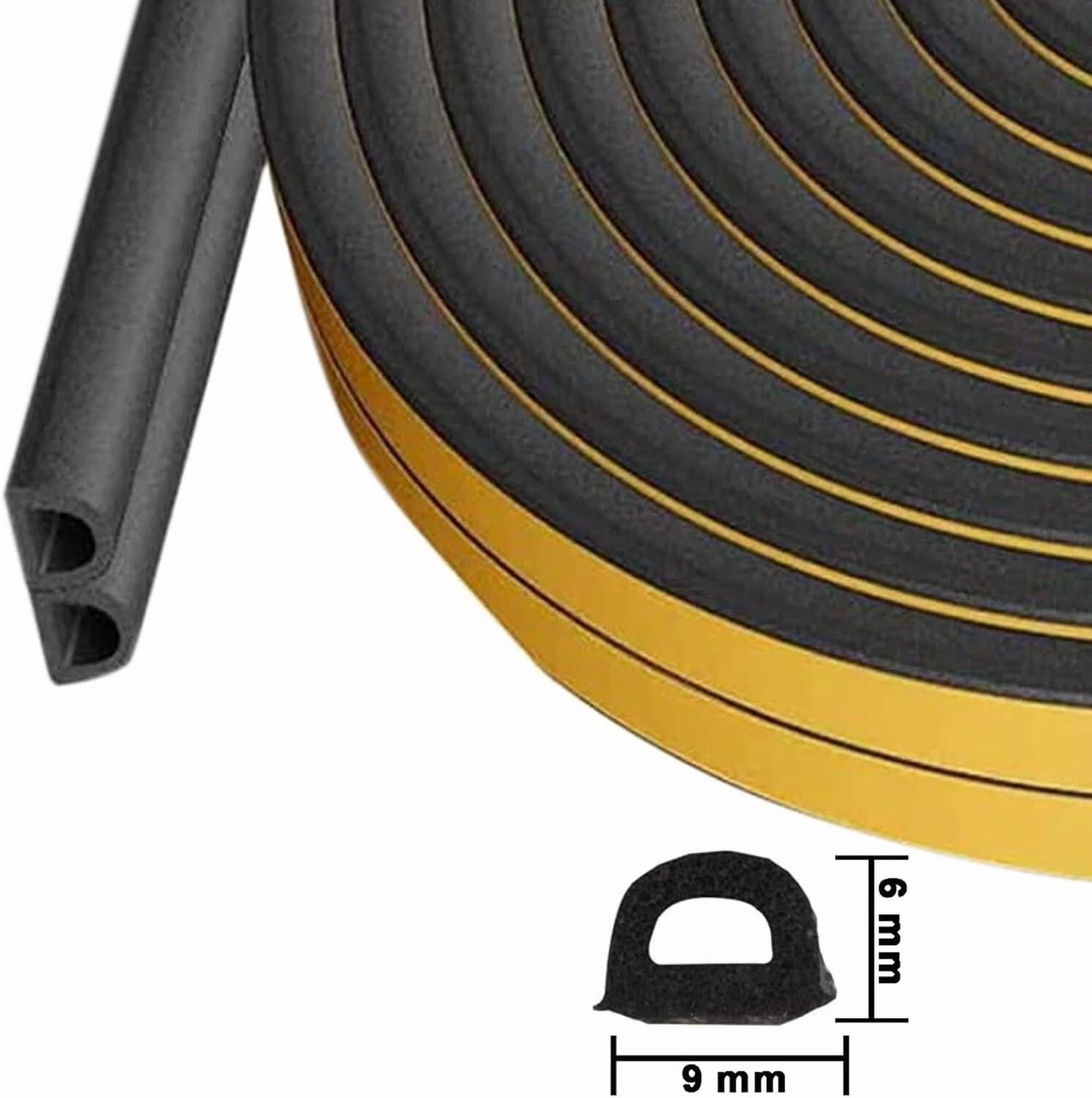 33 Feet Self Adhesive Door Seal Strip Window Stripping Weather Strips-House Roll