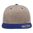 thumbnail image 3 of Yupoong Mens The Classic Premium Snapback 2-Tone Cap, 3 of 3