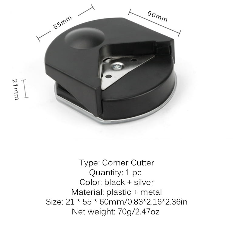 Gpoty R4 Corner Punch for Photo, Card, Paper; 4mm Corner Cutter Rounder  Paper Punch; Small Rounded Cutting Tools 