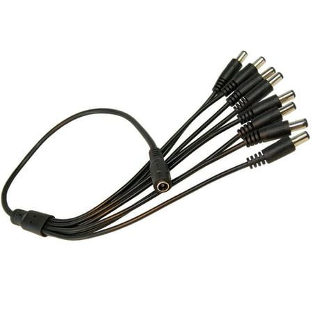 HQRP DC Female to 8 Male Power Splitter Cable for Q-See Security System Model: QC828-4F9 / QC588-4E8 / QC308-4E4 / QT5680-4E4 / QT228-4B5 plus HQRP