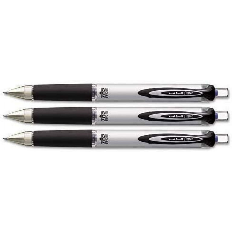 Uni ball Signo Impact 207 Rt 65871 with 4 Packs of Refills 65874
