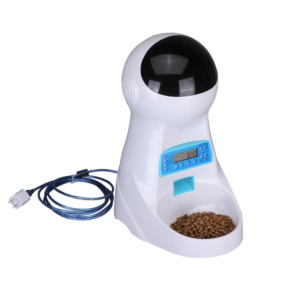 Automatic Pet Feeder Food Dispenser with Voice Record Remind Timer